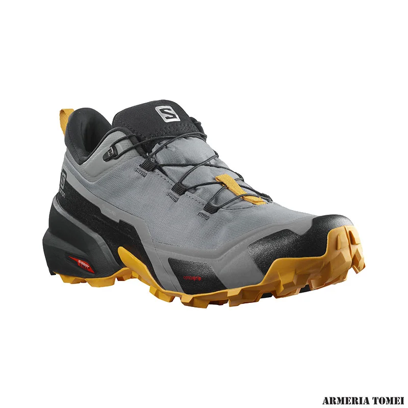 SALOMON - UOMO - CROSS HIKE GTX Quiet Shade/Black/Butterscotch - immagine 2