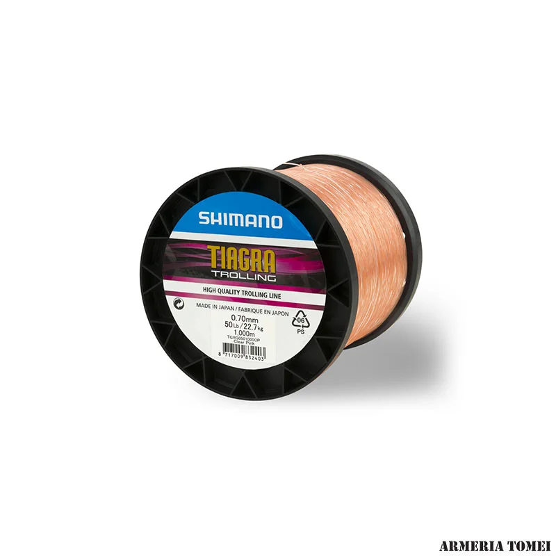 SHIMANO - TIAGRA TROLLING 0.55mm 30lb/13.6kg/1000m CLEAR PINK