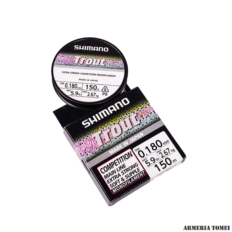 SHIMANO - LINE TROUT COMPETITION LEADER FLUOROCARBON 0.180mm/5.9lb/2.67kg/150m