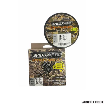 SPIDERWIRE - CAMO STEALTH SMOOTH X8 164YD MAX BREAK 102LB LB-TEST 80LB