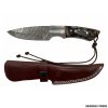 COLTELLO - 39 OUTDOOR - DAMASCO CORNO 23.5CM