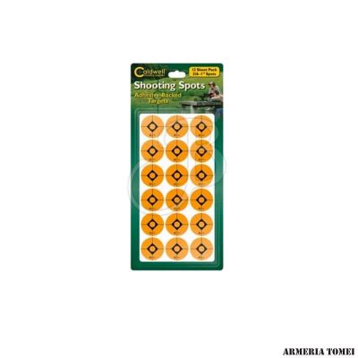 CALDWELL - ETICHETTA BERSAGLIO 3" CONF. 12PZ