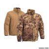 DEFCON 5 - GIACCA REVERSIBILE VEGETATO ITALIANO/TAN CON COMPRESSION BAG