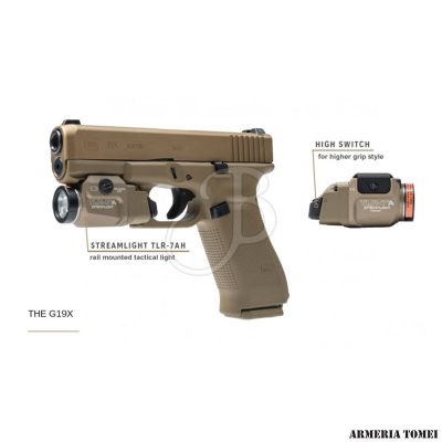 PISTOLA - GLOCK SEMIAUTO MOD. 19X CAL. 9X21 FDE COMBO +2C