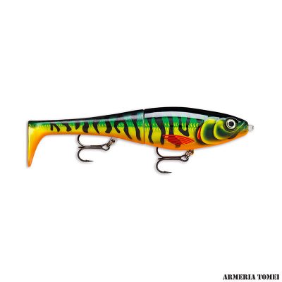 RAPALA - COUNTDOWN X-RAP® PETO SLOW SINKING SOFT TAIL 14cm 5 1/2" 39g 1 3/8oz HOT TIGER PIKE