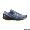 SALOMON - UOMO - SENSE RIDE 4 Copen Blue/Black/Evening Primrose