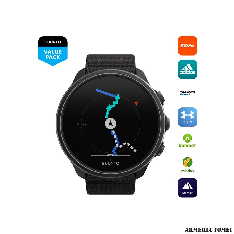 SUUNTO - 9 GEN 1 BARO CHARCOAL BLACK TITANIUM - immagine 5