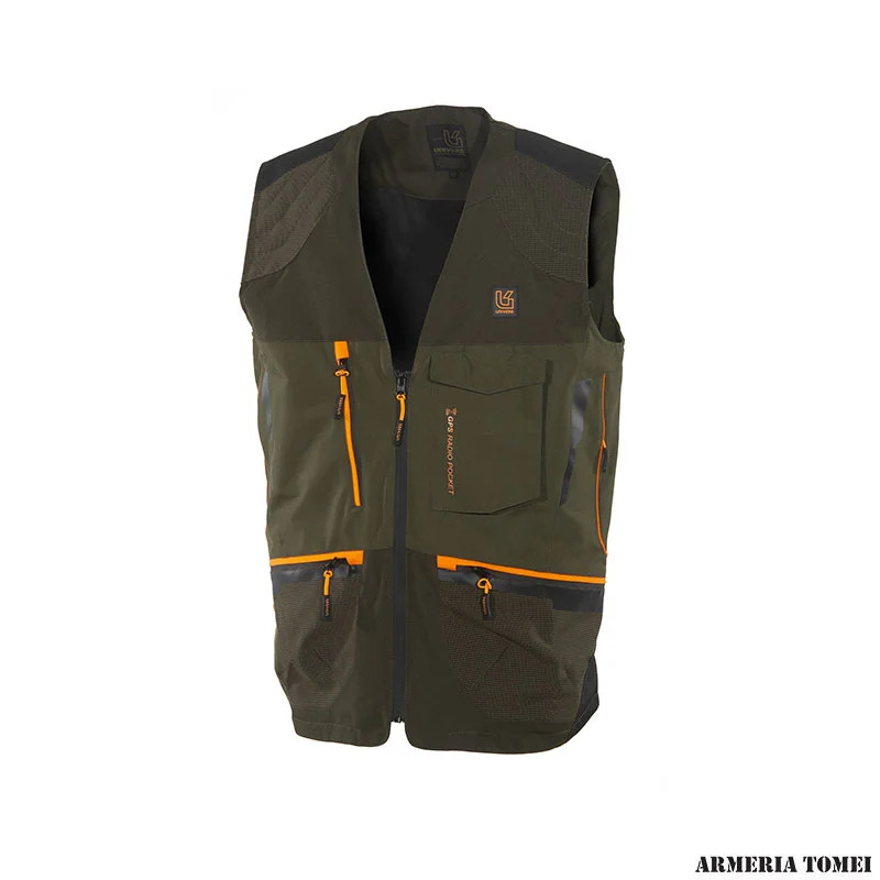 GILET - UNIVERS - TARVISIO U-TEX VERDE/ARANCIO