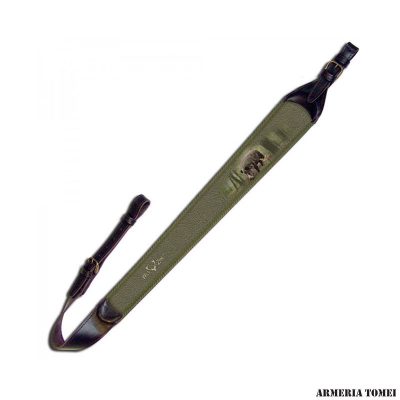 WILD ZONE - CINGHIA IN CUOIO NEOPRENE 98CM (CINGHIALE)