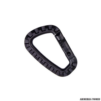 101 INC - MOSCHETTONE TATTICO IN PLASTICA NERO