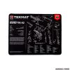 TAPPETINO – TEKMAT – PREMIUM BENCH MAT BERETTA 92 51x38CM