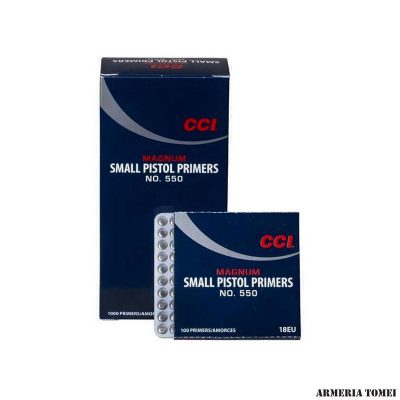 CCI - INNESCHI MAGNUM  SMALL PISTOL PRIMERS N.550