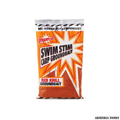 DYNAMITE - SWIM STIM CARP GROUNDBAIT RED KRILL 900GR