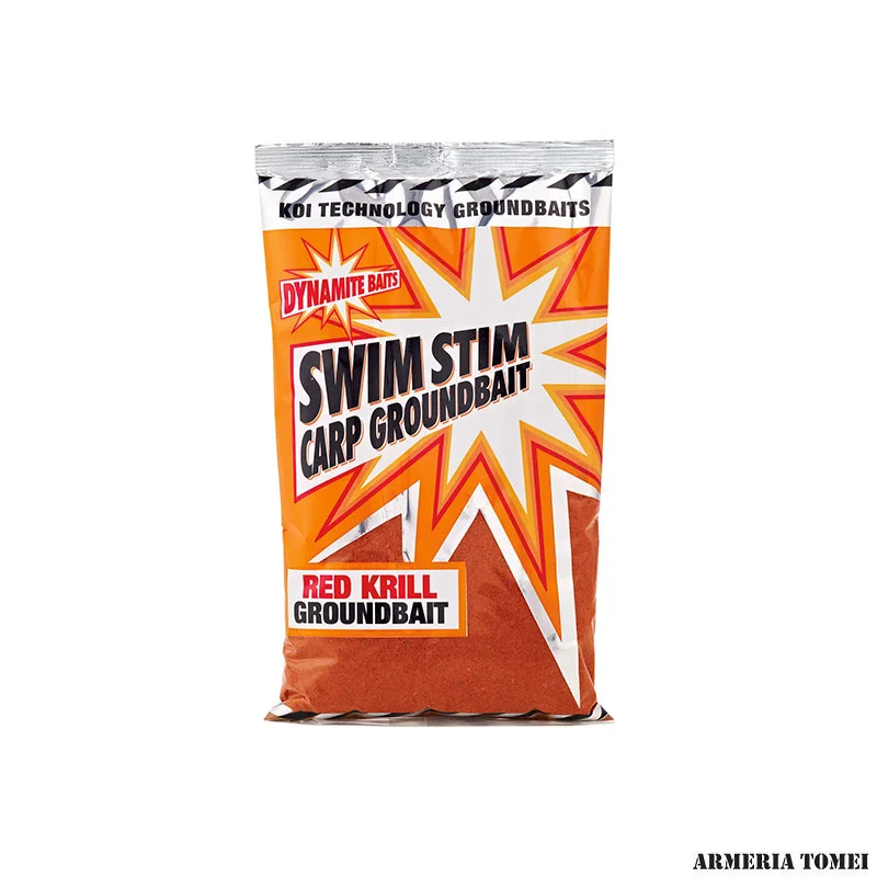 DYNAMITE - SWIM STIM CARP GROUNDBAIT RED KRILL 900GR