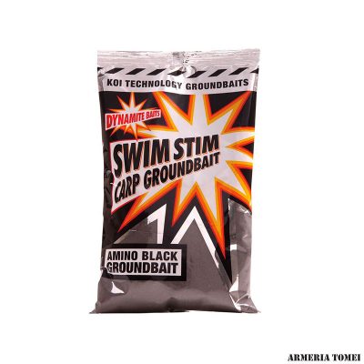 DYNAMITE - SWIM STIM CARP GROUNDBAIT AMINO BLACK 900GR