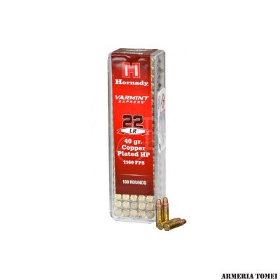 HORNADY - CAL.22 LR 40GR HP COPPER PLATED -83212