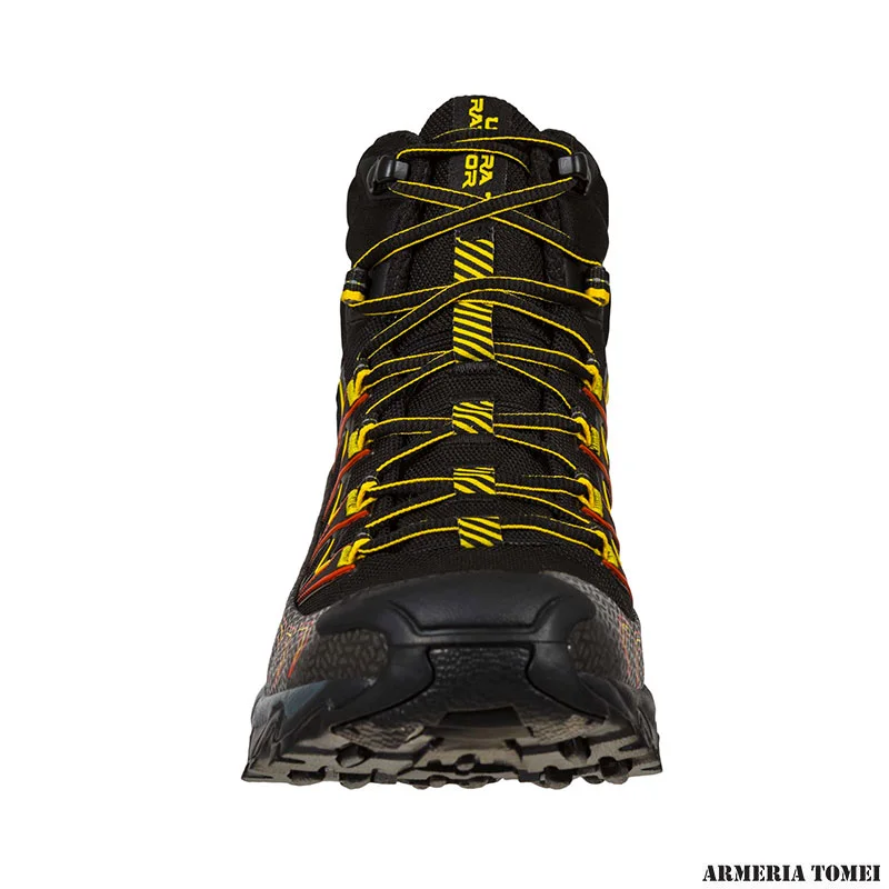 SCARPE - UOMO - LA SPORTIVA - ULTRA RAPTOR II MID GTX Black/Yellow - immagine 4