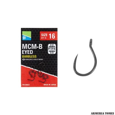 PRESTON - MCM-B EYED BARBLESS (QTY 10)