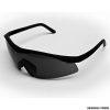 OCCHIALI - TTD - BALLISTIC-GLASSES- (BLACK LENSES)