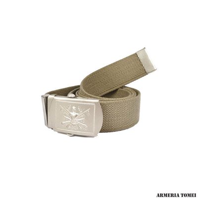 ESERCITO - CINTA IN CANAPA CON PLACCA