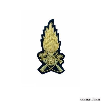GUARDIA DI FINANZA - FREGIO RICAMATO PER TESA UOMO (fiamma)