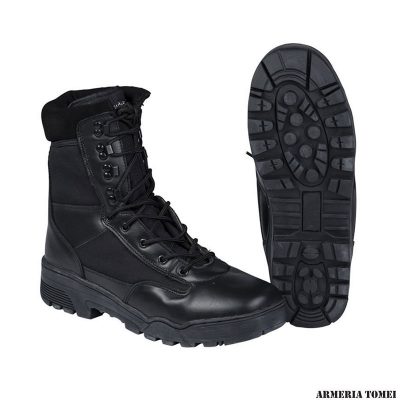 SCARPONI - MIL-TEC TACTICAL STIEFEL LEDER/CORDURA SCHW