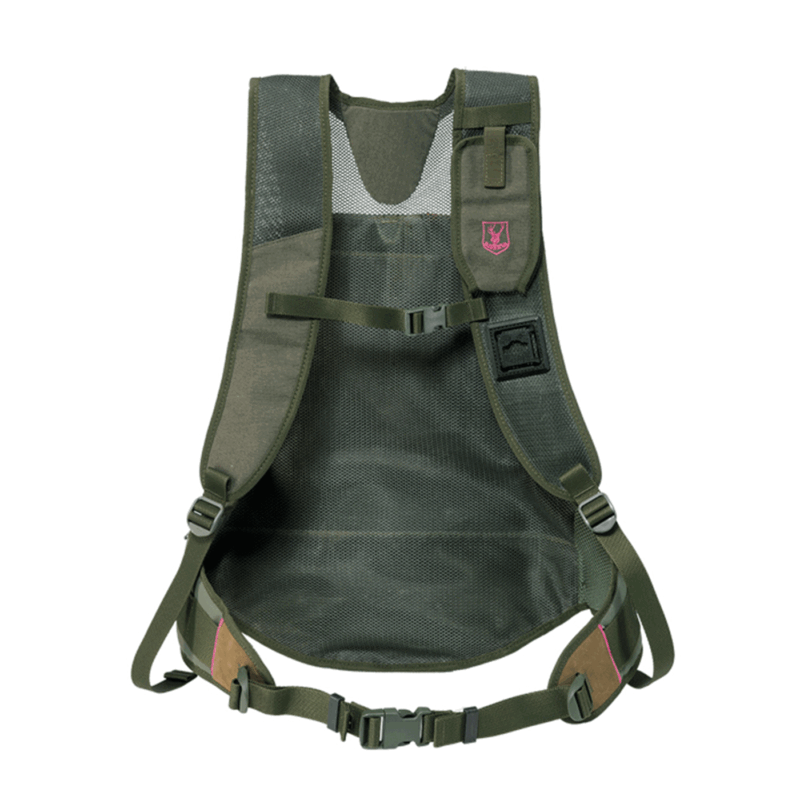 RISERVA - GILET CACCIA VERDE PROFILI MAGENTA TG. UNICA - immagine 2