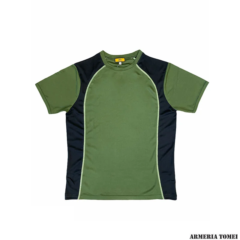 T-SHIRT - RS HUNTING - TECNICA NERO/VERDE FLUO