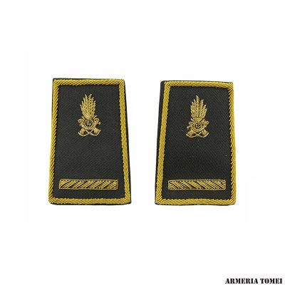 GUARDIA DI FINANZA - TUBOLARI MARESCIALLO RICAMATI IN CANOTTIGLIA