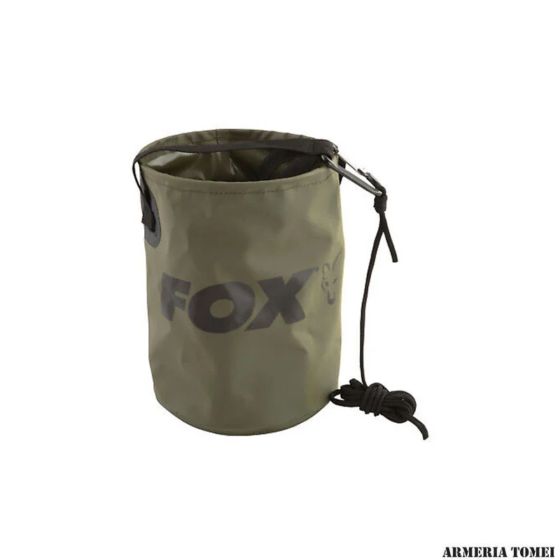 FOX - COLLAPSIBLE WATER BUCKET inc. Drop Cord & Clip