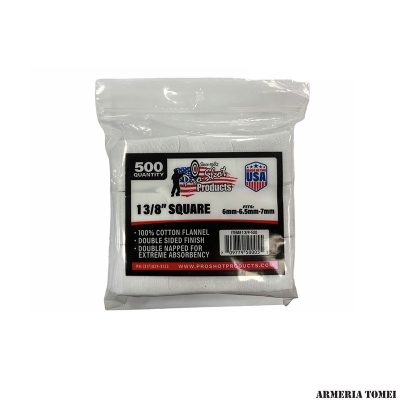 PRO-SHOT - 1 3/8" SQUARE 6mm - 6.5mm - 7mm (500 PZ) - 1 3/8-500