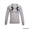 UNDER ARMOUR - UOMO - RIVAL FLEECE BIG LOGO HD Mod Gray Light Heather / Black - 011