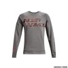 UNDER ARMOUR - UOMO - RIVAL FLC CAMO SCRIPT CRW Concrete / Phoenix Fire - 066