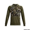 UNDER ARMOUR - UOMO - RIVAL FLC CAMO SCRIPT HD Marine OD Green / Onyx White - 390