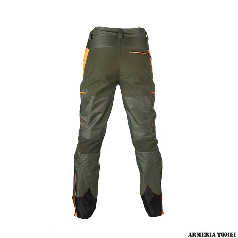 PANTALONE - UNIVERS CINGHIALE U-TEX VERDE/ARANCIO - immagine 2