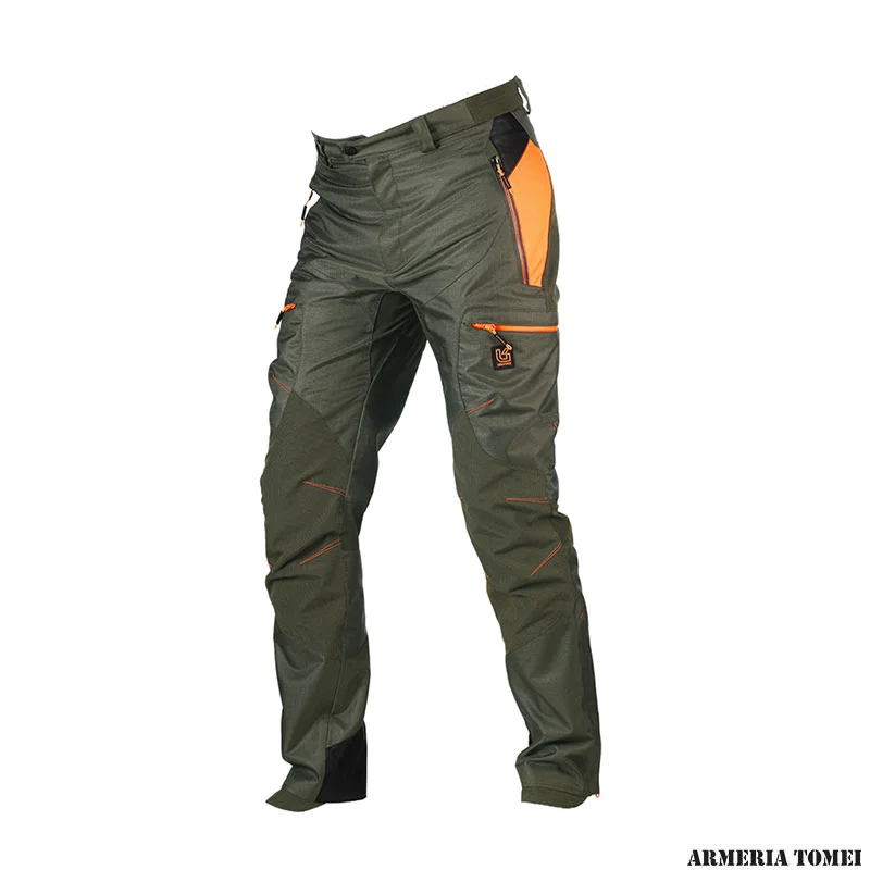 PANTALONE - UNIVERS CINGHIALE U-TEX VERDE/ARANCIO - immagine 4