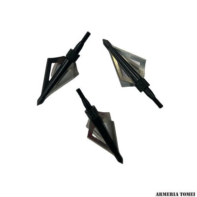 CROSSBOW - PUNTA DA CACCIA 4 BLADE BROAD HEAD (conf. 3 pz.)