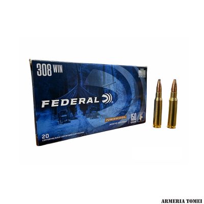 FEDERAL - POWER SHOK JACKETED SOFT POINT CAL. 308 WIN 150GR -308A