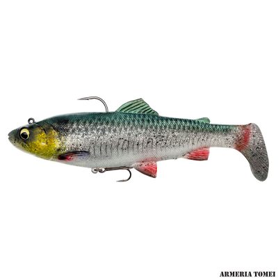 SAVAGE GEAR - 4D RATTLE SHAD TROUT 12.5CM 35G SINKING GREEN SILVER