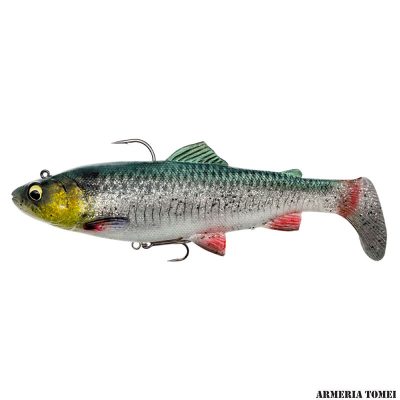 SAVAGE GEAR - 4D RATTLE SHAD TROTA 17CM 80G SINKING GREEN SILVER