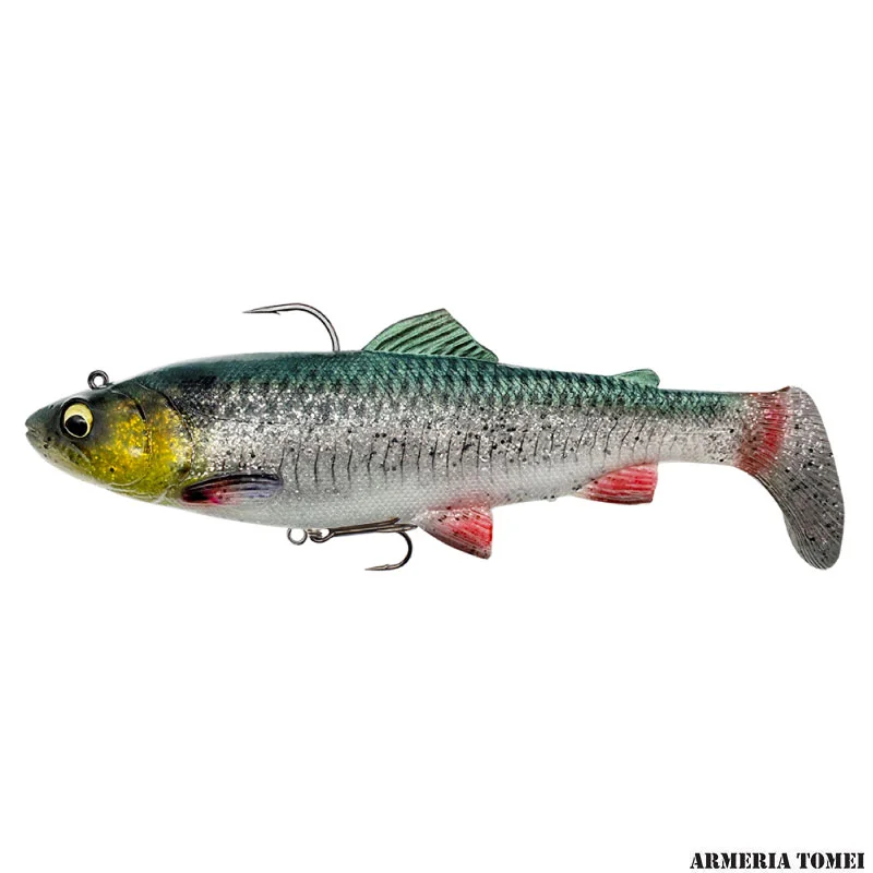 SAVAGE GEAR - 4D RATTLE SHAD TROUT 20,5cm 120g SINKING Green Silver