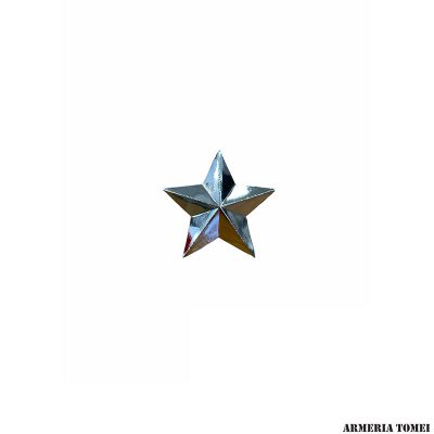 STELLE LISCE METALLO ALLIEVO DA DIVISA INVERNALE O CAMICIA-(COPPIA)