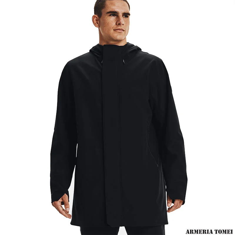 UNDER ARMOUR - UOMO - RUSH SHELL PARKA™ Black - 001 - immagine 3