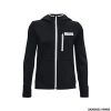 UNDER ARMOUR - DONNA - FELPA CON CAPPUCCIO ARMOURED MIXED MEDIA F Black / White - 001