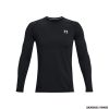 UNDER ARMOUR - UOMO - COLDGEAR® ARMOUR FITTED CREW Black / White - 001