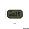 PATCH - 3D PVC AIRSOFT EVOLUTION green/black