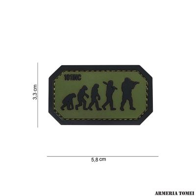 PATCH - 3D PVC AIRSOFT EVOLUTION green/black