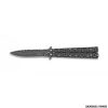 COLTELLO A FARFALLA - ALBAINOX - BUTTERFLY SKULL 9,5cm