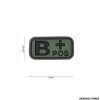 PATCH - 3D PVC B+ POSITIVO VERDE #13031