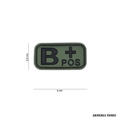 PATCH - 3D PVC B+ POSITIVO VERDE #13031